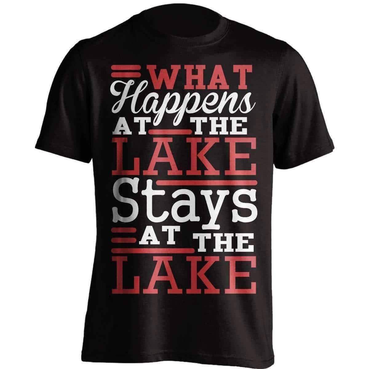 What Happens At The Lake Fishing T-Shirt