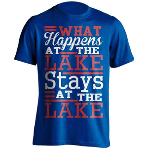 What Happens At The Lake Fishing T-Shirt